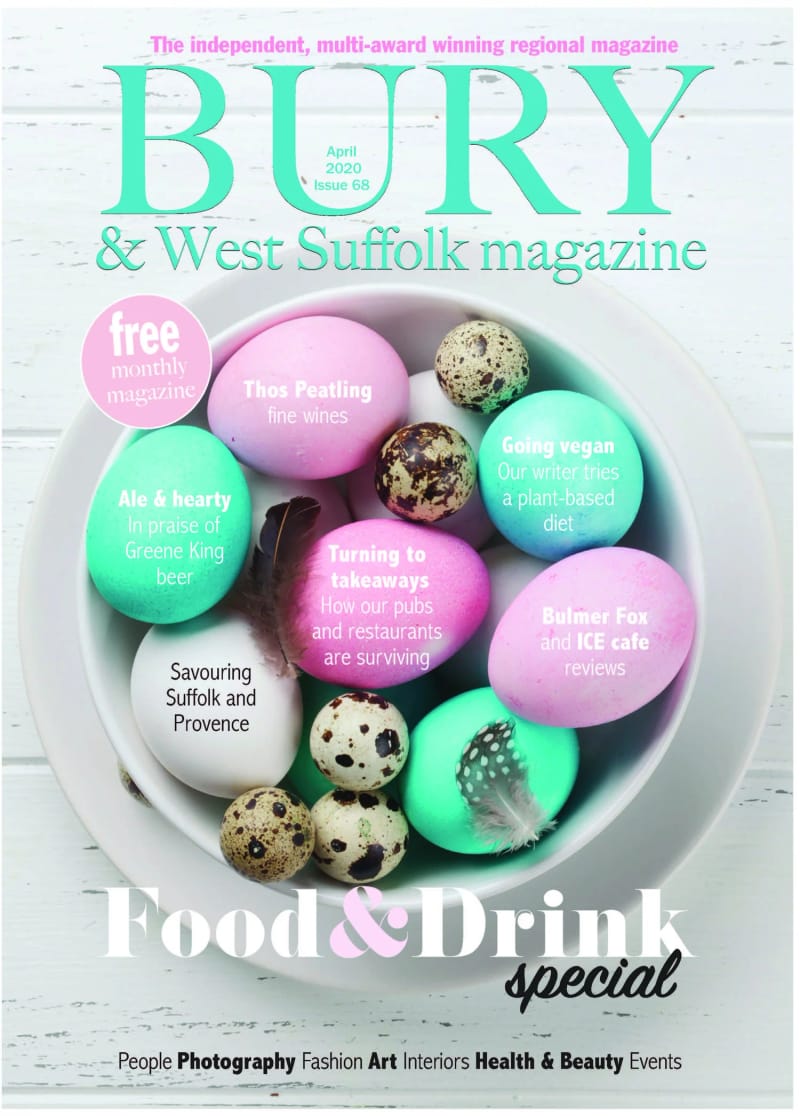 Bury & West Suffolk magazine cover, April 2020