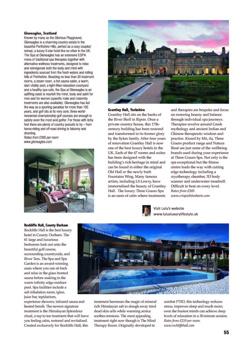 Grantley Hall, Rockliffe Hall and Gleneagles, Bury & West Suffolk, March 2021