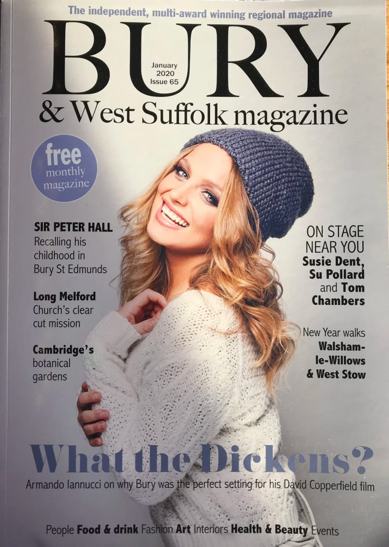 Bury & West Suffolk magazine cover, January 2020, issue 65