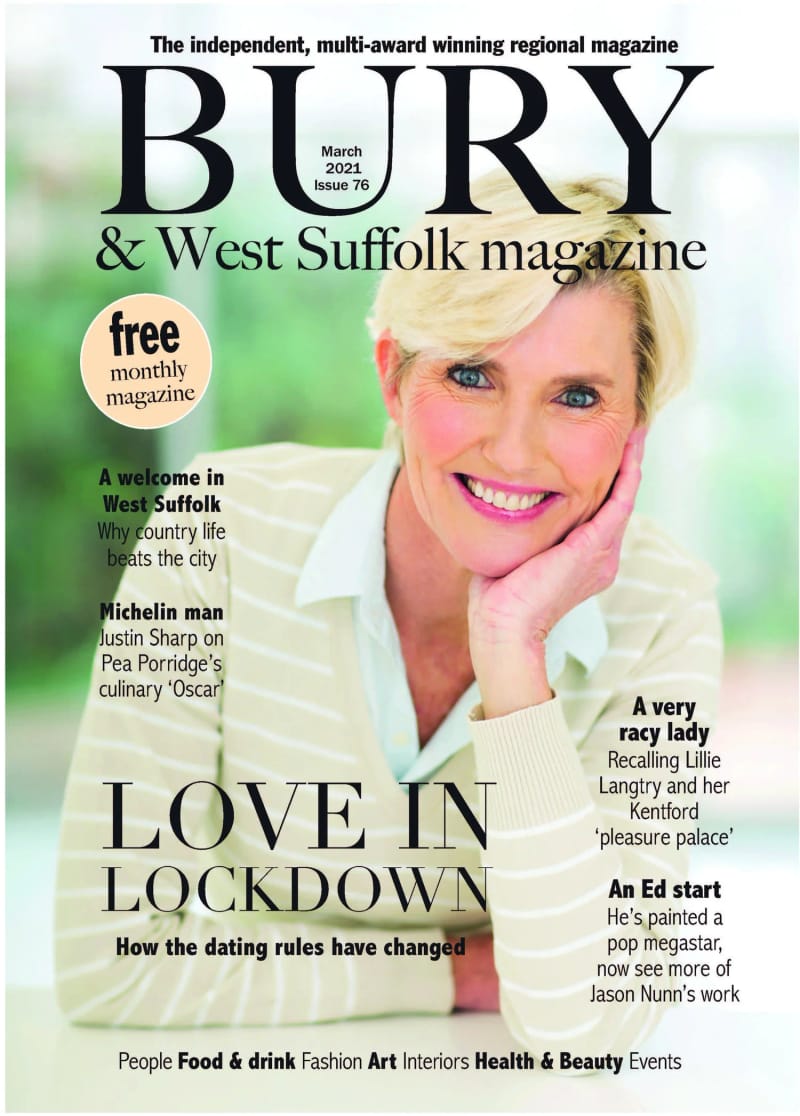 Bury & West Suffolk magazine cover, March 2021