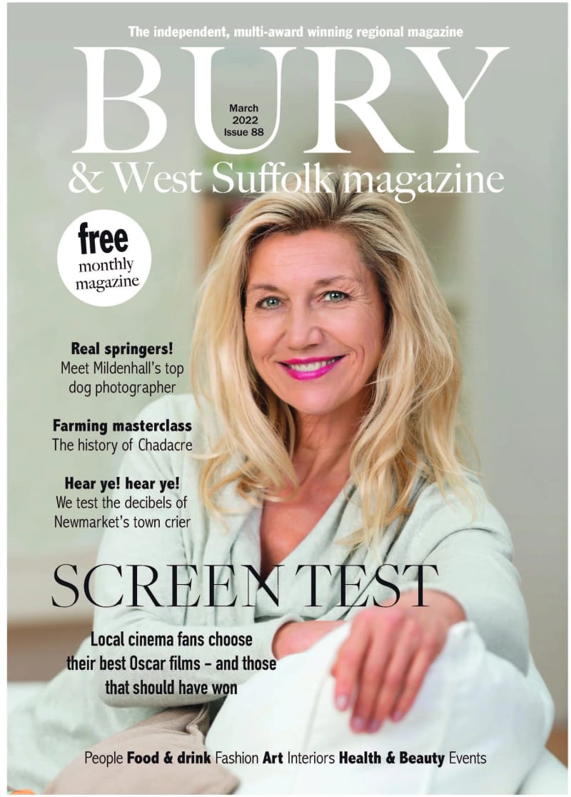 Bury & West Suffolk magazine cover, March 2022