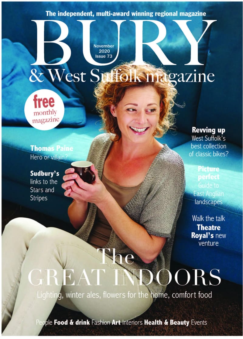 Bury & West Suffolk magazine cover, November 2020