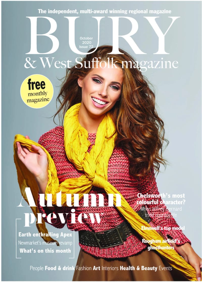 Bury & West Suffolk magazine cover, October 2020