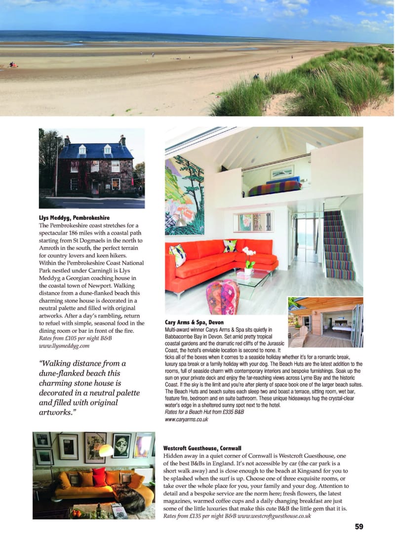 Seaviews as Standard, beach with sand dunes and grassy vegetation