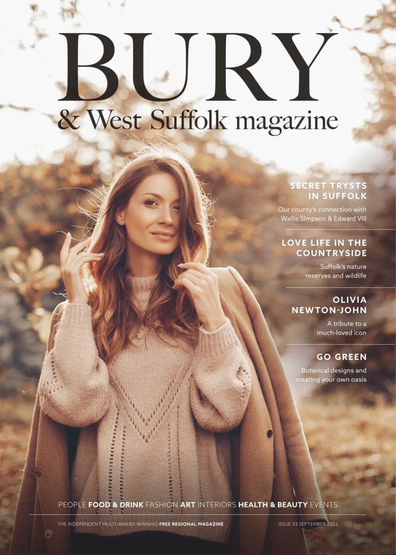Bury & West Suffolk magazine cover, September 2022