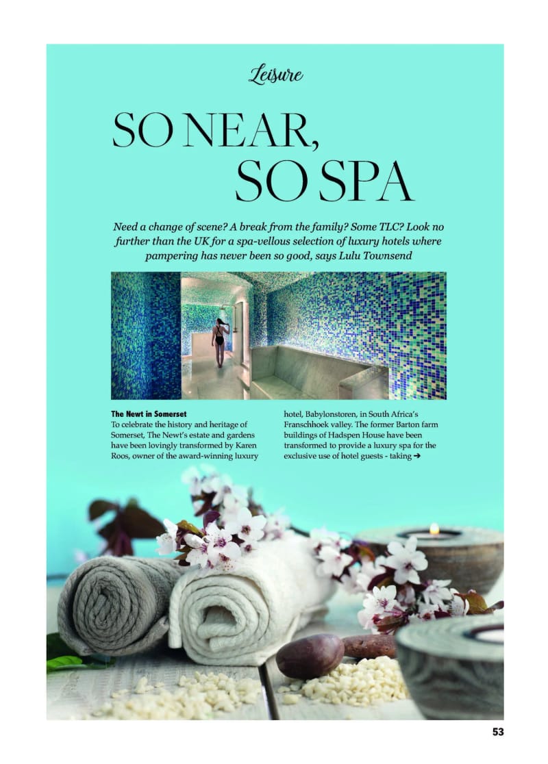 So Near, So Spa, UK spas, Bury & West Suffolk, March 2021