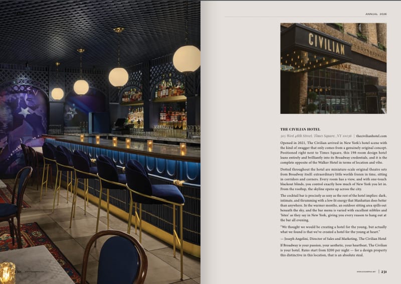 Dossier 2026, New York feature, third page
