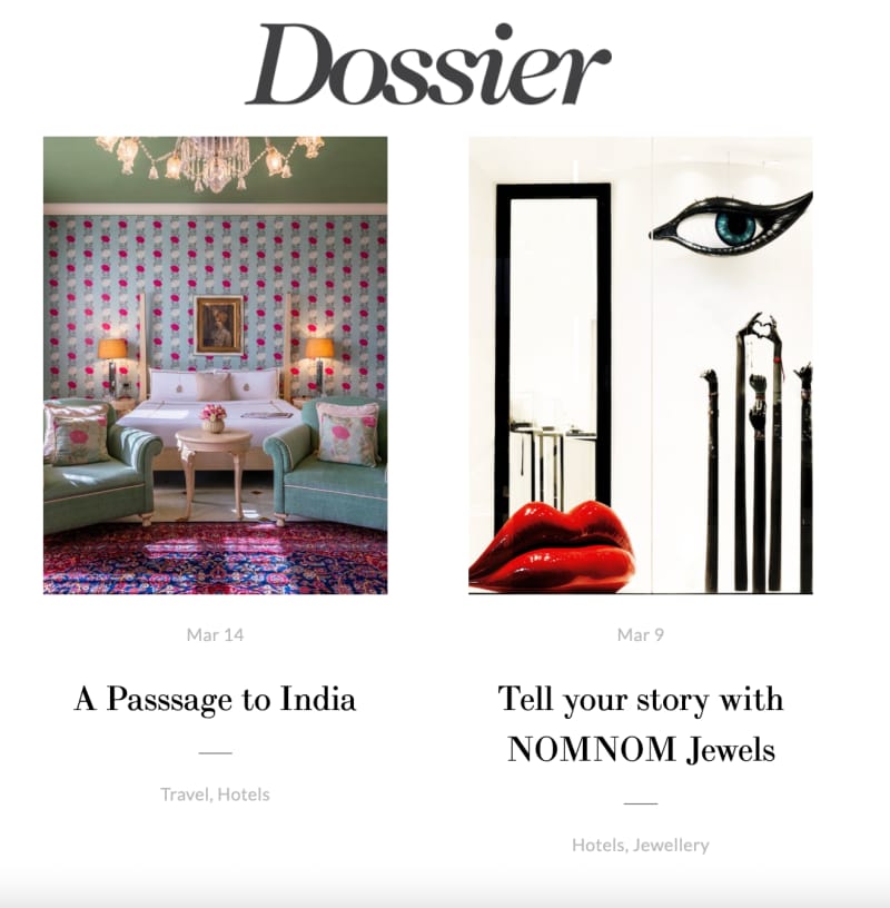 Dossier magazine, March 2022