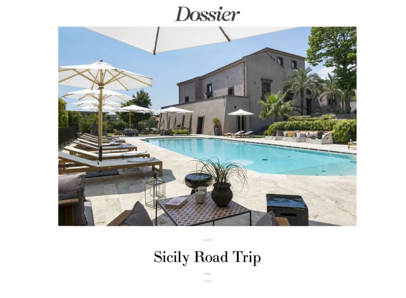 Dossier, Sicily Road Trip