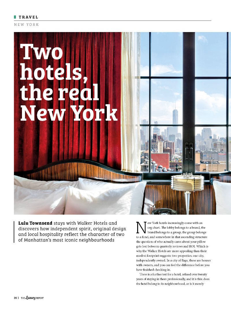 Two Hotels, the real New York