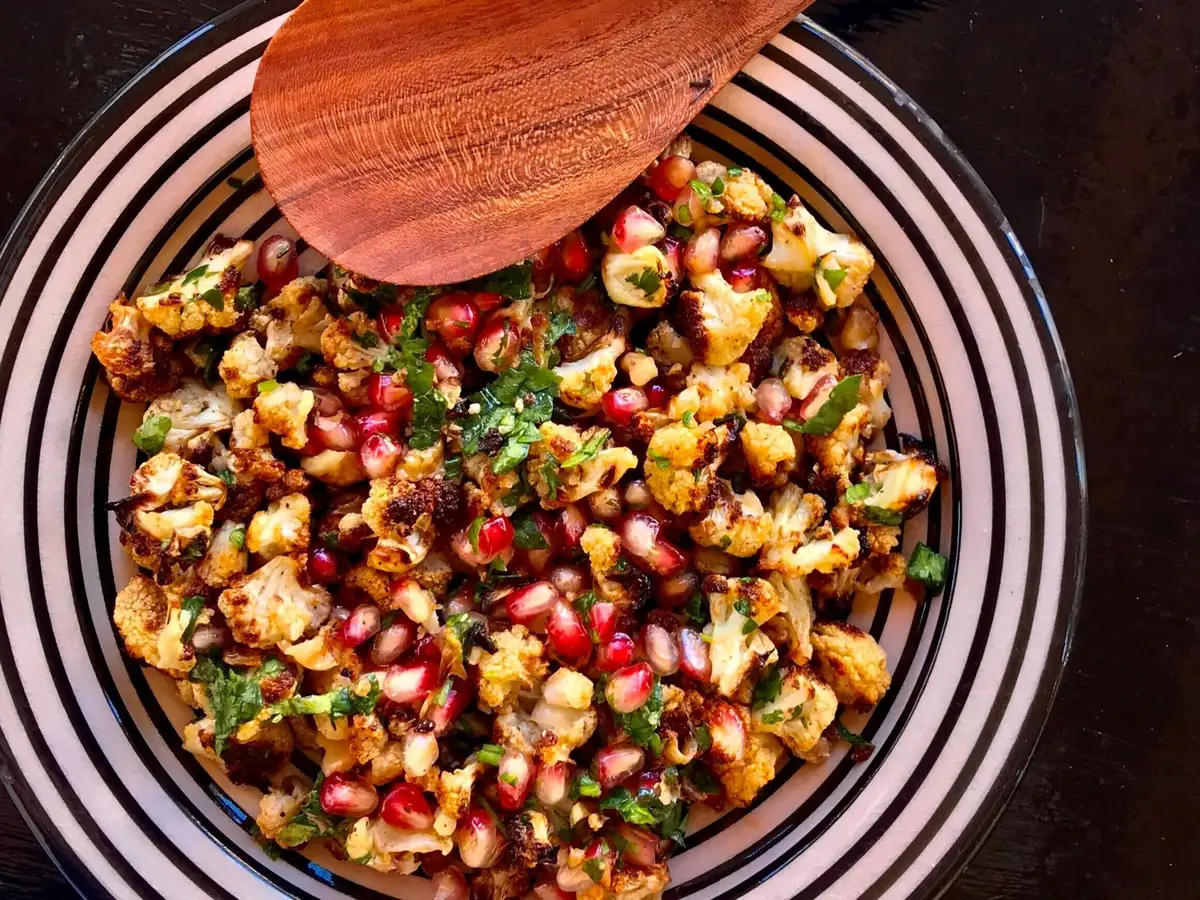 Mouth-watering vegetarian food at luxury riad Dar Kawa