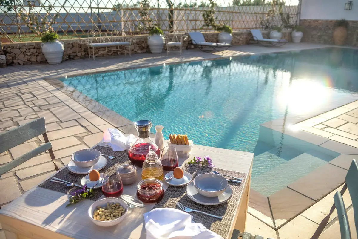 Pool at Masseria Le Mandorle