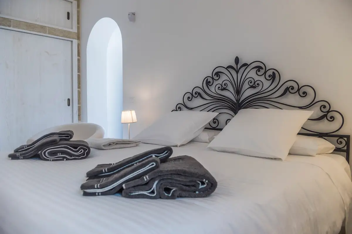 Bedroom at Masseria Le Mandorle