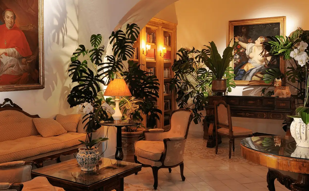 Interiors at Le Sirenuse, Positano