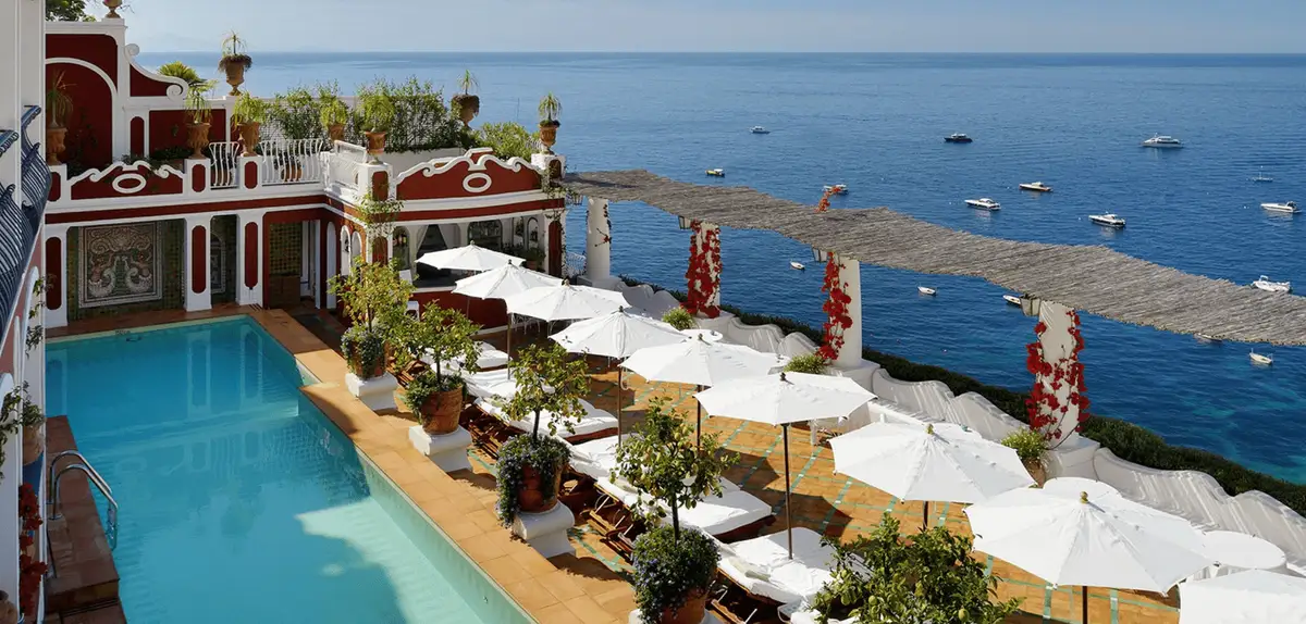 Pool Views at Le Sirenuse, Positano