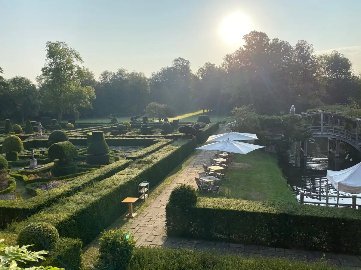 Early morning view from Queen Anne Suite