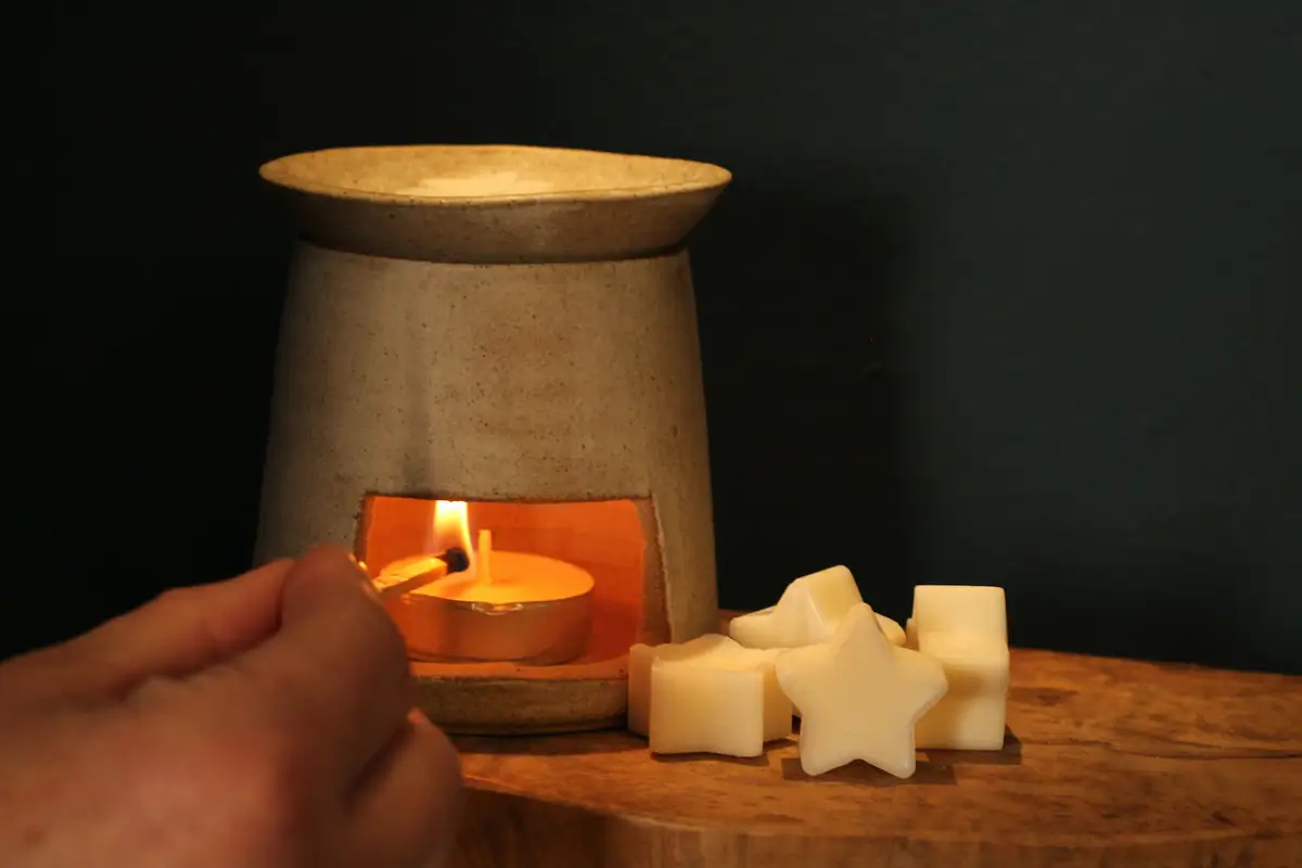 Jodd Ceramics wax burner and Rock That Scent wax melts