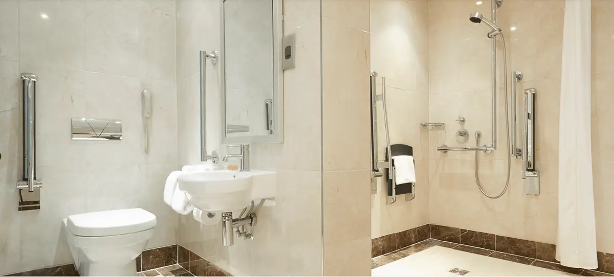 Wheelchair Friendly Bathroom at Rockliffe Hall