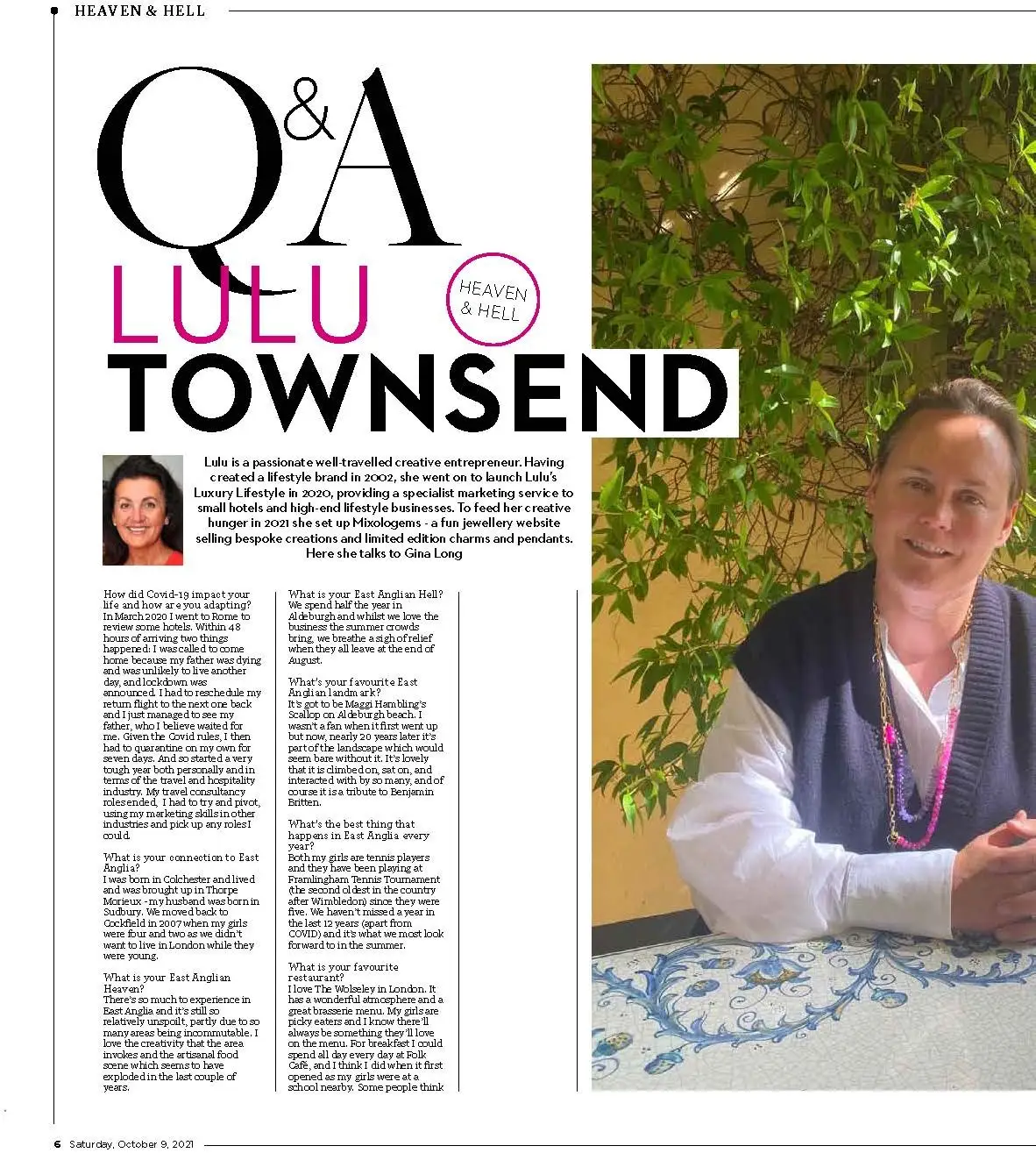 Q and A with Gina Long
