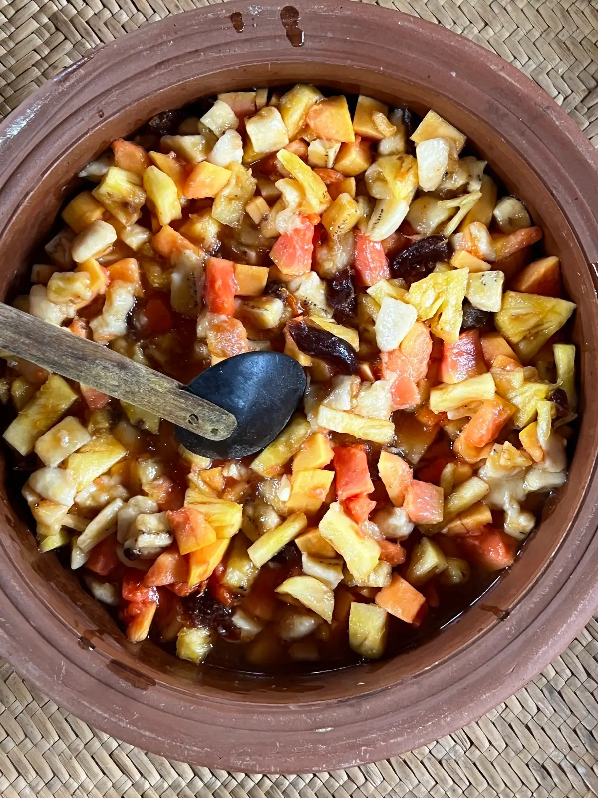 Papaya mango banana date fruit salad.jpeg