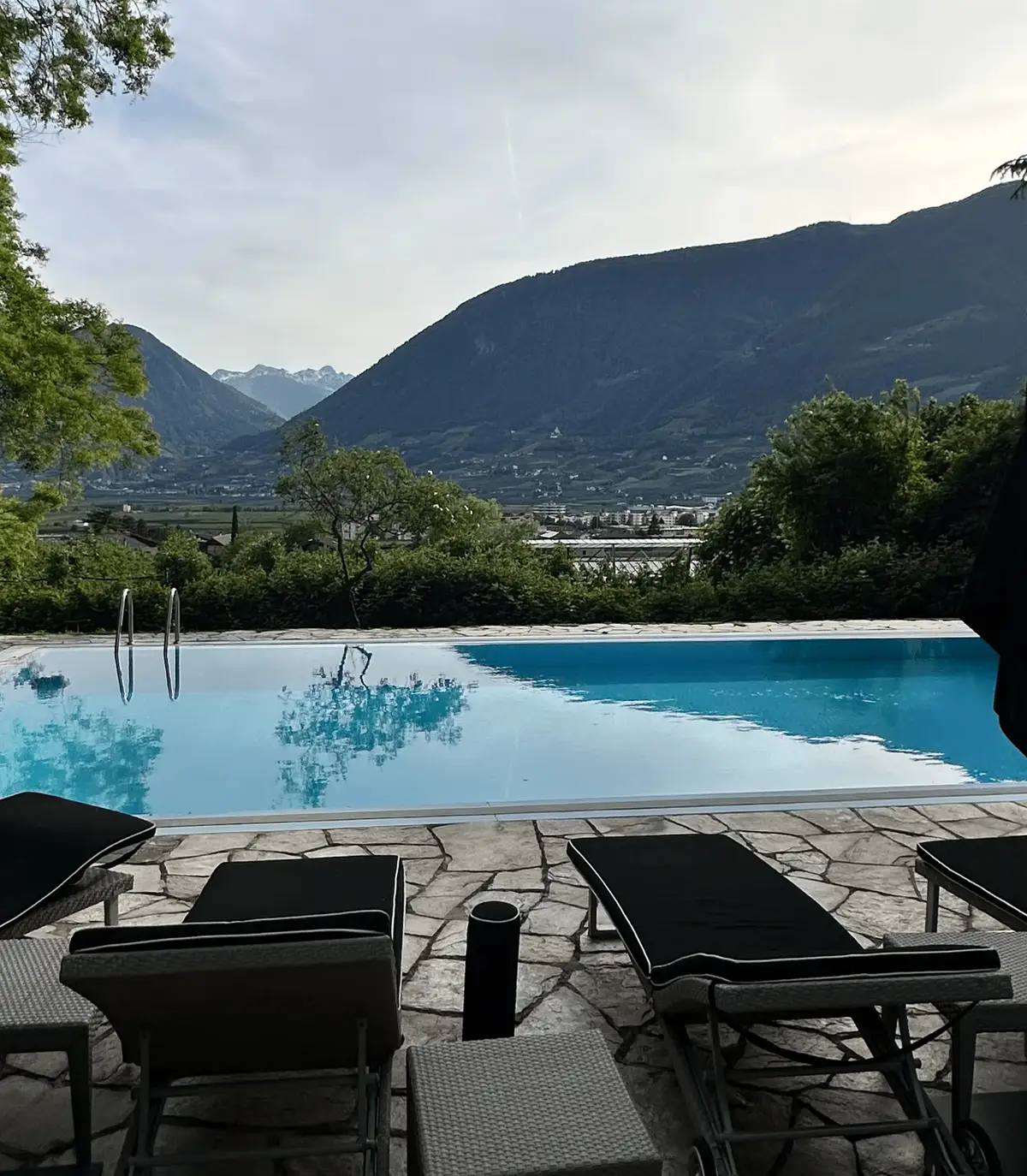 Pool with views at Villa Eden