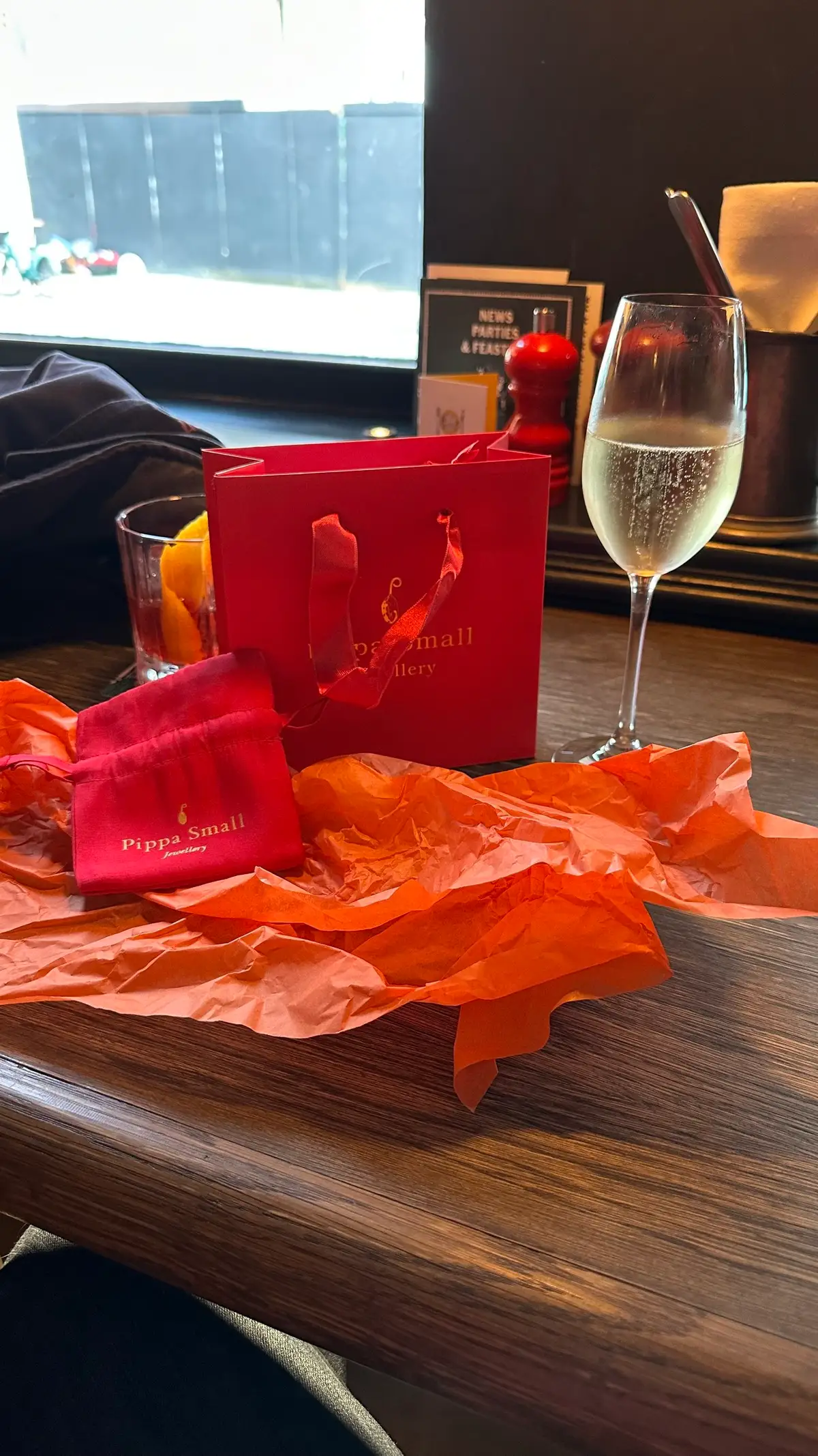 Champagne at The Princess Royal