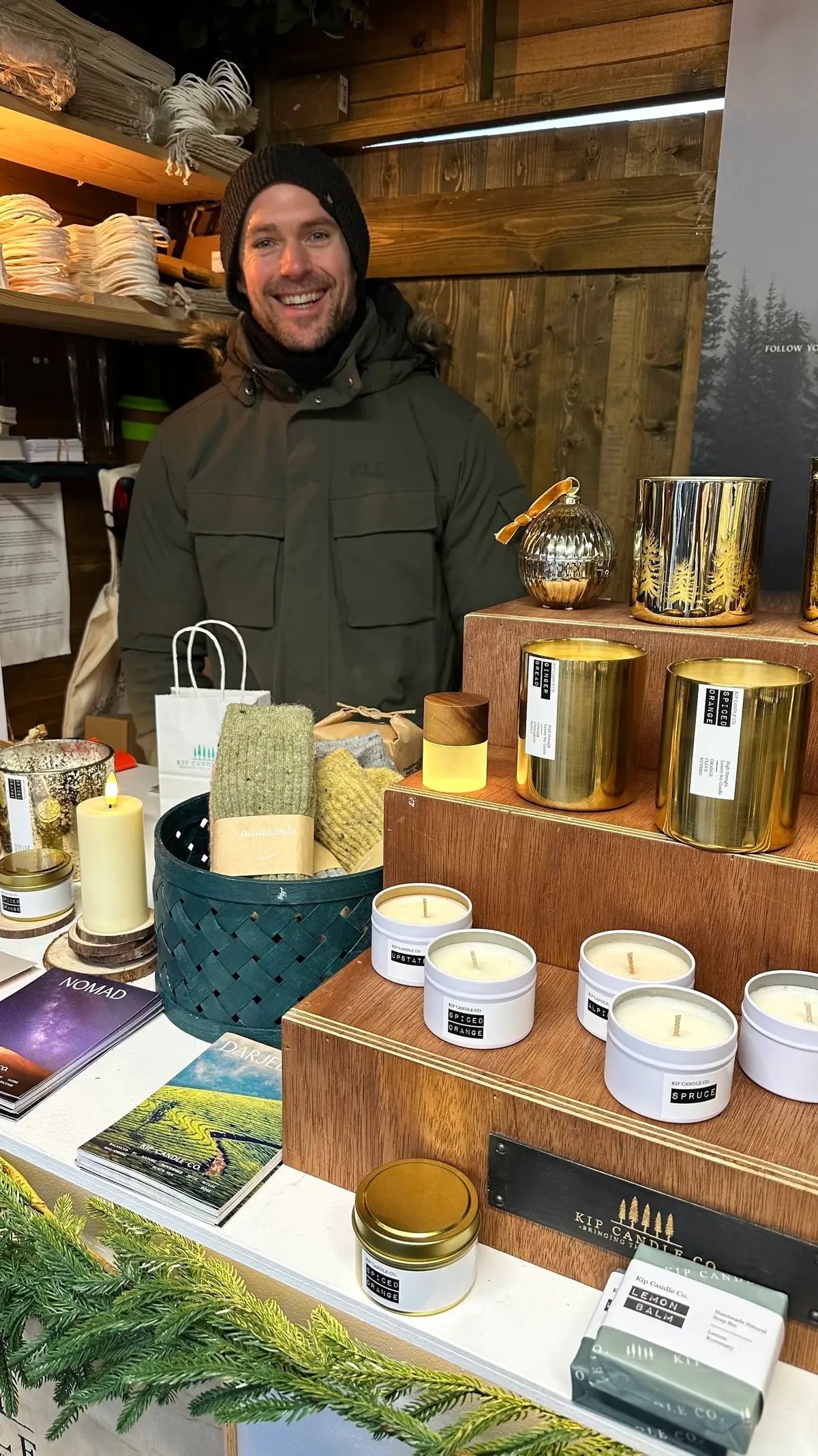 Kip Candle at Chatsworth